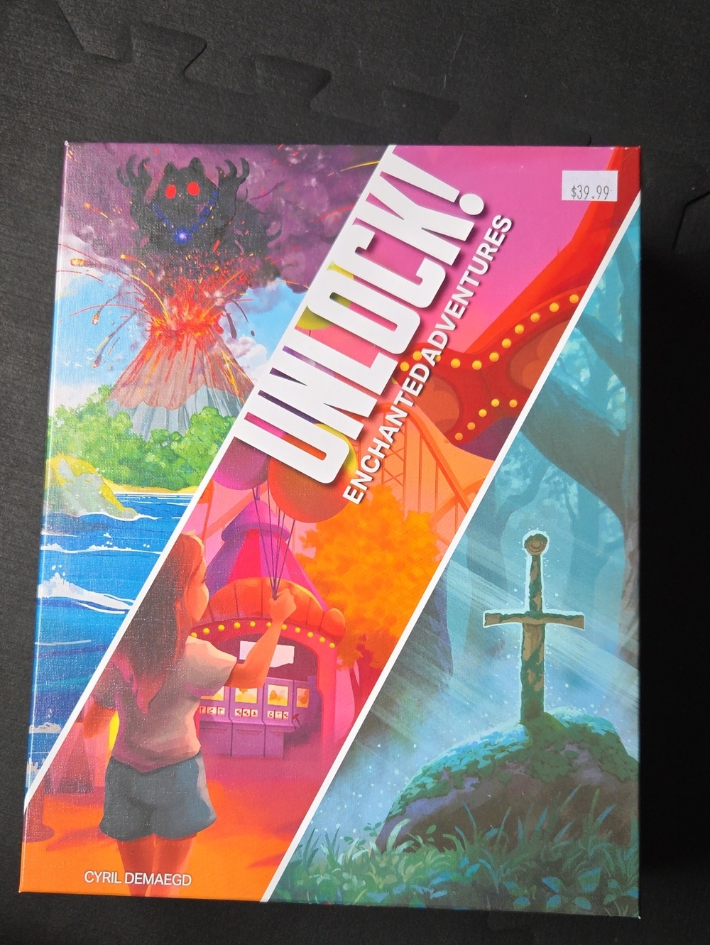 Unlock! Enchanted Adventures Board Game - Pink/Multicolor